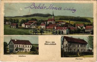 Obertrennbach (Gangkofen), Schulhaus, Pfarrhaus / general view, school, parish (fl)