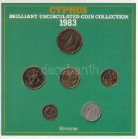 Ciprus 1983. 1/2c-20c (6xklf) forgalmi sor karton díszcsomagolásban T:UNC patina, külső papírtok hiá...