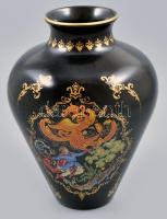 Fabergé Firebird porcelán váza. Matricás, jelzett, hibátlan. 25 cm,