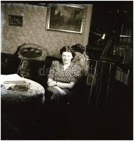 Lakásbelsők, 5 db fotónegatív, 6×6 cm