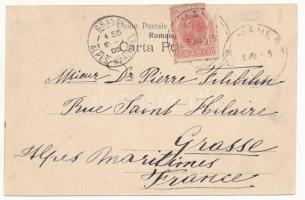 1905 Calimanesti, Baile Calimanesti; O di de sarbatore in curtea bailor / Romanian folklore, spa (EK...