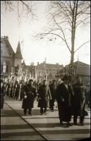 1938 Kassai bevonulás, 4 db fotónegatív, 6×9 cm