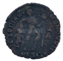 Római Birodalom / Siscia / I. Valentinianus 364-367. AE3 bronz (1,93g) T:XF Roman Empire / Siscia / Valentinian I 364-367. AE3 bronze DN VALENTINI-ANVS PF AVG / GLORIA RO-MANORVM - star over A - D gamma SISC (1,93g) C:XF