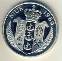 Niue 1989. 50$ "Steffi Graf" Ag T:PP