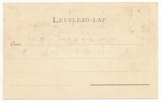 Pozsony, Pressburg, Bratislava; Fischplatz / Hal tér, zsinagóga, Victoria szálloda, piac, üzletek. A...