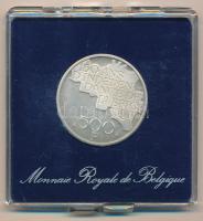 Belgium 1980. 500Fr ezüstözött Cu-Ni A Függetlenség 150. évfordulója francia felirattal, műanyag dísztokban T:AU,XF patina Belgium 1980. 500 Francs silver plated Cu-Ni 150th Anniversary of Independence with French text, in plastic case C:AU,XF patina Krause KM#161