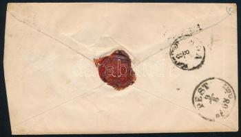 1868 5kr díjjegyes boríték / PS-cover "MOHOL" - "PEST"