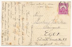 1928 Budapest XVIII. Pestszentlőrinc, Pusztaszentlőrinc, Szentlőrinc; Üllői út, Téglagyár, villamos ...