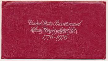 Amerikai Egyesült Államok 1976S 1/4$ Ag "Washington" + 1/2$ Ag "Kennedy" + 1$ Ag...