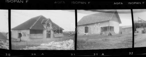 II. világháborús orosz fronton készült kisfilm negatívok, 36 kocka tekercsben