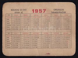 1957 OTP kártyanaptár