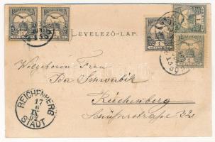 1902 Kisdisznód, Michelsberg, Cisnadioara; Burg / Vár. Szecessziós címeres litho keret, G.A. Seraphi...