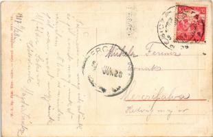 1917 Boksánbánya, Németbogsán, Deutsch-Bogsan, Bocsa Montana; Berzova vize. W.L. 1136. / Barzava riv...