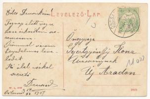 1907 Őscsanád, Németcsanád, Marosvár, Cenadu Vechi (Nagycsanád, Cenad); Társaskör. W.L. 1348. / soci...