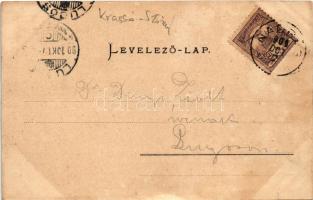 1901 Nadrág, Nadrag, Steinacker; Vasgyár, Kohó és vasöntöde, irodaépületek. E. Beutl kiadása / Amtsg...