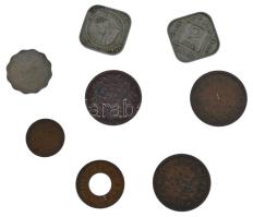 India 1862-1944. 8db-os érmetétel T:XF-VG India 1862-1944. 8pcs coin lot C:XF-VG