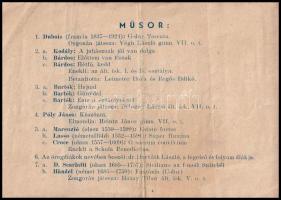 1948 Meghívó a bencés diákok báljára, 2 db