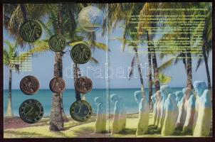 Martinique 2005. 1c,2c,5c,10c,20c,50c,1€,2€ próbaveretek, szettben, díszkiadásba...