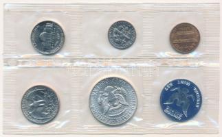 Amerikai Egyesült Államok 1965. 1c - 1/2$ (5xklf) forgalmi sor műanyag csomagolásban T:UNC 
USA 196...