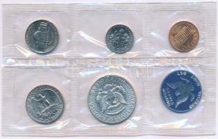 Amerikai Egyesült Államok 1965. 1c - 1/2$ (5xklf) forgalmi sor műanyag csomagolásban T:UNC 
USA 196...