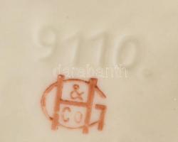 GH & Co. holland fapapucsos kislány kacsával, kézzel festett porcelán figura, jelzett, hibátlan,...