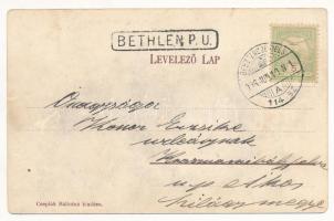 1906 Szatmárnémeti, Szatmár, Satu Mare; Cs. és kir. gyalogsági laktanya. Cseplák Bálintné kiadása / ...