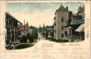 1902 Újtátrafüred, Neu-Schmecks, Novy Smokovec (Magas-Tátra, Vysoké Tatry); (EK)