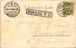 1902 Újtátrafüred, Neu-Schmecks, Novy Smokovec (Magas-Tátra, Vysoké Tatry); (EK)