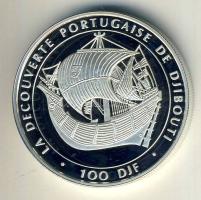 Dzsibuti 1994. 100F Ag "Dzsibuti felfedezése-Nao vitrolás" T:PP Csak 15.000db!