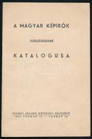 A Magyar Képírók 2 db régi katalógusa: A Magyar Képírók kiállításának katalógusa. Budapest, 1939, Nemzeti Szalon. 12 sztl. oldal. Kiadói papírkötésben, kissé foltos borítón apró sérüléssel. + A Magyar Képírók kiállításának katalógusa. Budapest, 1941, Nemzeti Szalon. 12 sztl. oldal. Kiadói papírkötésben, hajtásnyommal.