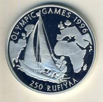 Maldív-szigetek 1993. 250R Ag "Olimpia-vitorlázás" T:PP Csak 25.000db!