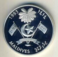 Maldív-szigetek 1993. 250R Ag "Olimpia-vitorlázás" T:PP Csak 25.000db!