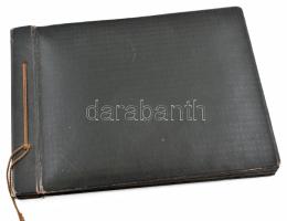 Zabolai Finna Béla erdélyi helytörténész, író fotóalbuma, 208 db beragasztott különböző méretű fotóv...