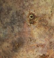 Ezüst (Ag) Magyar Art Deco teáskanna és cukortartó, jelzett: Pest 1930 körül, GM mesterjel, feketére...