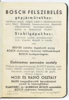 1938 Bosch reklámos zseb notesz naptárral