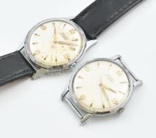 2 db Doxa Anti-Magnetic vintage kézi felhúzós karóra, az egyik jó állapotú számlappal, kissé karcos ...