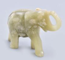 Alabástrom elefánt 12 cm