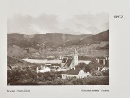 cca 1900 Wachau (Ausztria), német nyelvű, képes ismertető füzet, fekete-fehér fotókkal illusztrált, ...