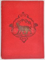 cca 1910 Ricordo di Roma, leporelló album 26 db képpel (közte egy panorámakép), térképpel, dekoratív, aranyozott félvászon-kötésben, a borítón némi kopással, 17,5x13 cm