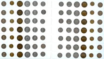 84db-os vegyes forint és fillér érmetétel T:AU-F