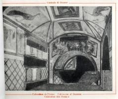cca 1900 Selecta ex Coemeterio S. Callisti in Via Appia. A római katakombákat bemutató album, fekete...