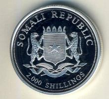 Szomália 2006. 2000Sh Ag "XVI. Benedek pápa" T:PP