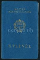 1965 Magyar Népköztársaság által kiállított útlevél osztrák, holland, német stb. vízumokkal