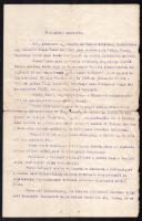 1927 Tápiósáp, Vadászati jog bérbeadási szerződése (Oszlár)
