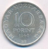 1948. 10Ft Ag "Széchenyi" T:2 
Adamo EM2