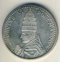 Vatikán 1975 "VI. Pál pápa" ffém emlékérem T:2