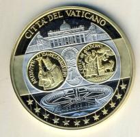 Európa DN "Európa pénzei - Vatikán" Ag bicolor emlékérem 20g T:PP