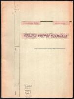 1957 Ívesített kitérők számítása.Bp., Út-Vasuttervező Vállalat Műszaki Osztály, 26 p. Papírmappában.