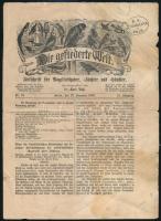 1880 Német újság / Newspaper K.K. ZEITUNGS-EXPED. IN PRAG
