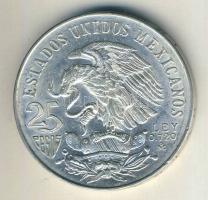 Mexikó 1968. 25P Ag "Olimpia" T:2 kis ph.